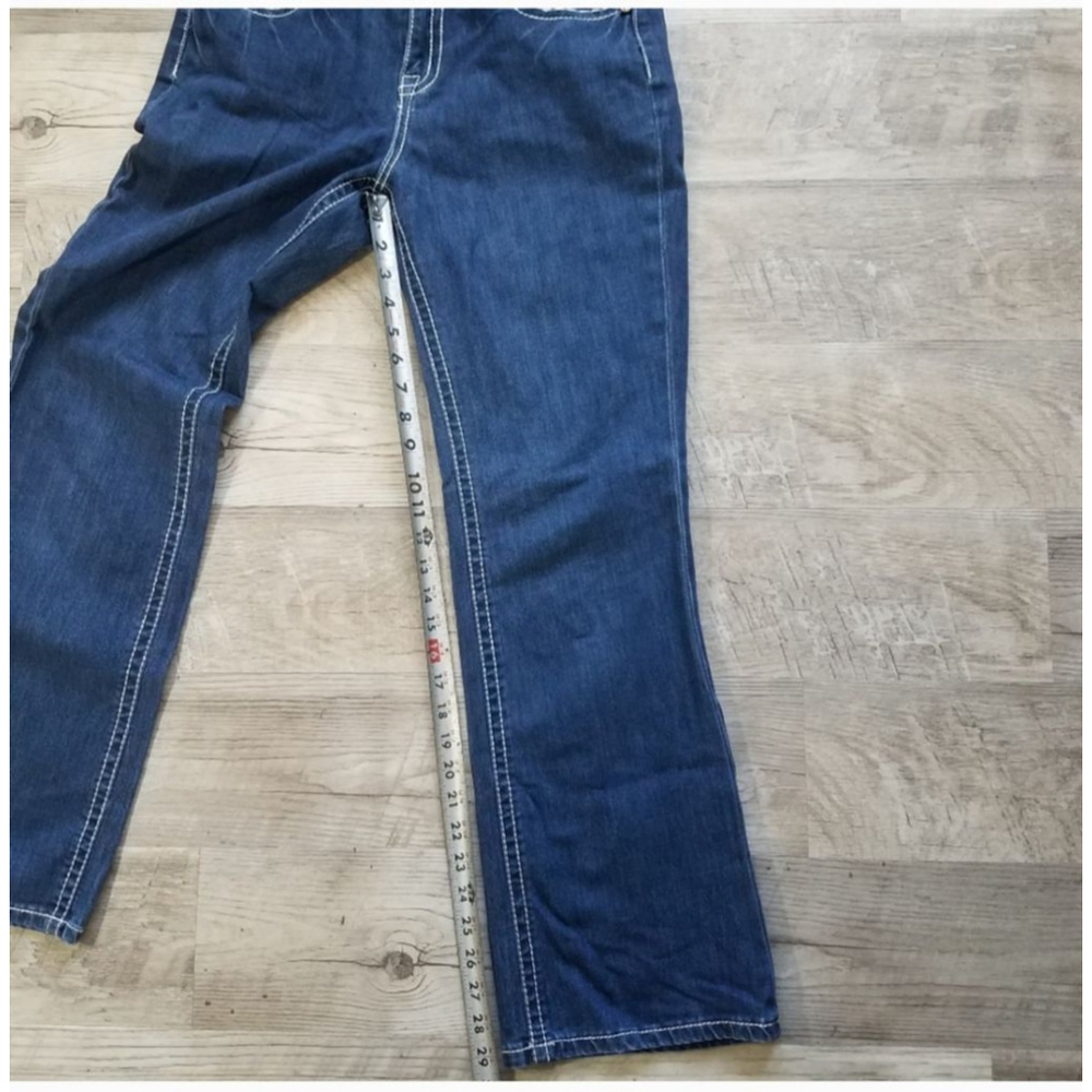 Rebel & Soul Size 8 Bootcut Blue Denim Women's Jeans - Picture 4 of 11